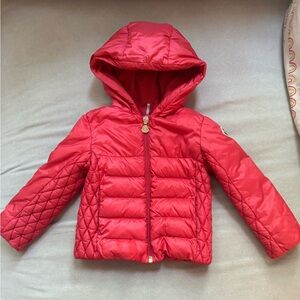 Moncler 2t girls pink jacket
